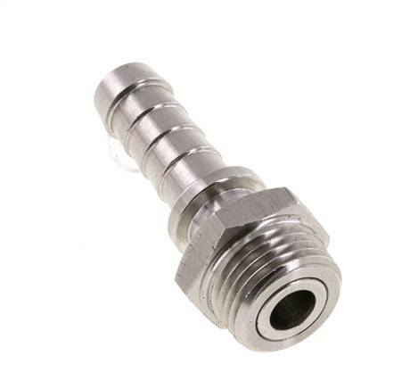 13 mm & R1/2'' RVS 1.4301 Slangpilaar Buitendraad FKM Afdichting Draaibaar