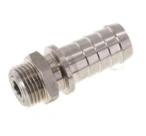 19 mm (3/4'') & R1/2'' Stainless Steel 1.4301 Hose Barb Male FKM Rotatable