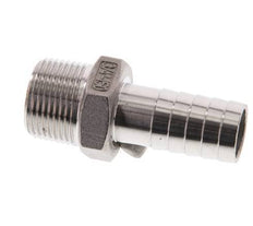 19 mm (3/4'') & 3/4''NPT Stainless Steel 1.4408 Hose Barb Male