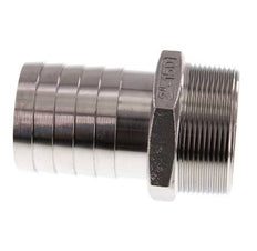 50 mm (2'') & 2''NPT Stainless Steel 1.4408 Hose Barb Male