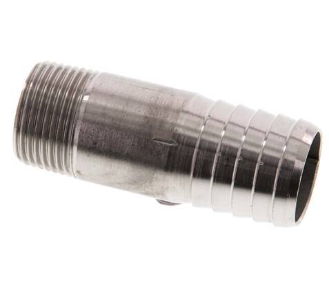 25 mm & R3/4'' RVS 1.4571 Slangpilaar Buitendraad 70mm