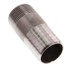 32 mm & R1'' RVS 1.4571 Slangpilaar Buitendraad 70mm