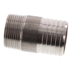 40 mm & R1-1/4'' RVS 1.4571 Slangpilaar Buitendraad 70mm