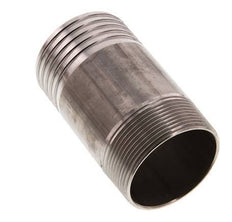 60 mm & R2'' RVS 1.4571 Slangpilaar Buitendraad 100mm