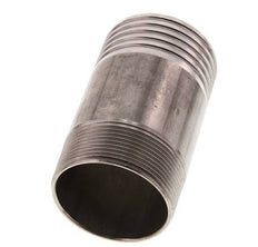 60 mm & R2'' RVS 1.4571 Slangpilaar Buitendraad 100mm