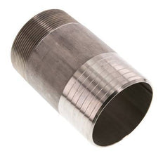 75 mm & R2-1/2'' RVS 1.4571 Slangpilaar Buitendraad 120mm