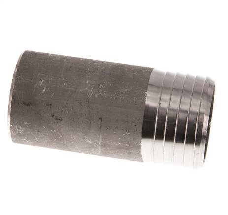 50 mm & 48.3 mm RVS 1.4571 Slangpilaar Lasverbinding 100mm