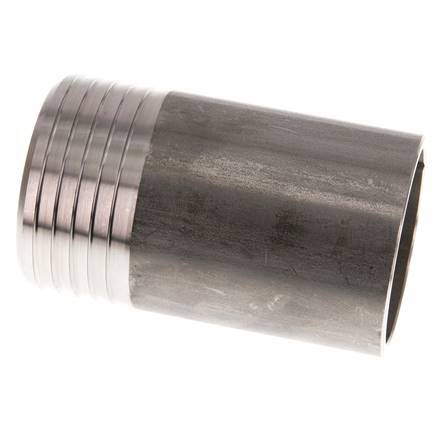 60 mm & 60.3 mm RVS 1.4571 Slangpilaar Lasverbinding 100mm