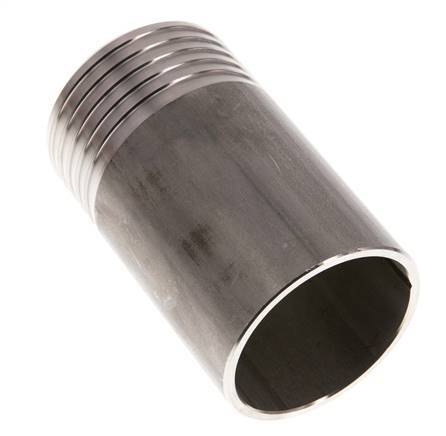 60 mm & 60.3 mm RVS 1.4571 Slangpilaar Lasverbinding 100mm