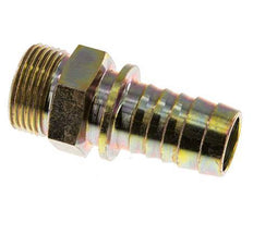 25 mm & G1'' Verzinkt Stalen Slangpilaar Buitendraad en Veiligheidskraag