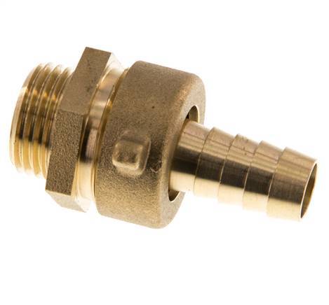 13 mm & G1/2'' Messing Slangpilaar Buitendraad Vlakke NBR Afdichting Vleugelmoer