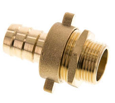 19 mm & G3/4'' Messing Slangpilaar Buitendraad Vlakke NBR Afdichting Vleugelmoer