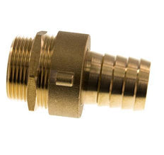 32 mm & G1-1/4'' Messing Slangpilaar Buitendraad Vlakke NBR Afdichting Vleugelmoer