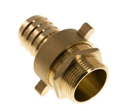 32 mm & G1-1/4'' Messing Slangpilaar Buitendraad Vlakke NBR Afdichting Vleugelmoer