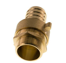 32 mm & G1-1/4'' Messing Slangpilaar Buitendraad Vlakke NBR Afdichting Vleugelmoer