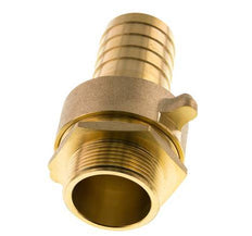 38 mm & G1-1/2'' Messing Slangpilaar Buitendraad Vlakke NBR Afdichting Vleugelmoer