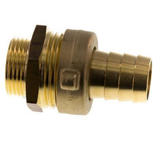 19 mm & G3/4'' Messing Slangpilaar BuitendraadConische Afdichting NBR Afdichting Vleugelmoer