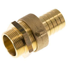 32 mm & G1-1/4'' Messing Slangpilaar BuitendraadConische Afdichting NBR Afdichting Vleugelmoer
