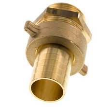 32 mm & G1-1/4'' Messing Slangpilaar BuitendraadConische Afdichting NBR Afdichting Vleugelmoer