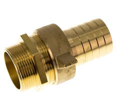 38 mm & G1-1/2'' Messing Slangpilaar BuitendraadConische Afdichting NBR Afdichting Vleugelmoer