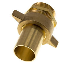38 mm & G1-1/2'' Messing Slangpilaar BuitendraadConische Afdichting NBR Afdichting Vleugelmoer