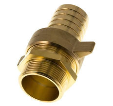 38 mm & G1-1/2'' Messing Slangpilaar BuitendraadConische Afdichting NBR Afdichting Vleugelmoer