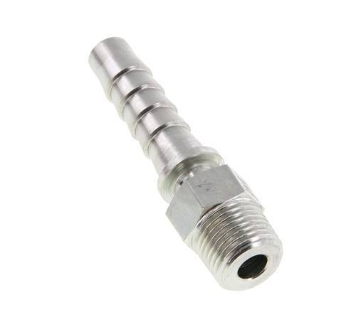 13x25 mm & R1/2'' Verzinkt Stalen Slangpilaar met Buitendraad DIN EN 14423