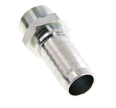 32x48 mm & R1-1/4'' Verzinkt Stalen Slangpilaar met Buitendraad DIN EN 14423