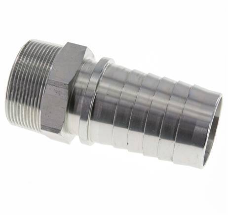 50x68 mm & R2'' Verzinkt Stalen Slangpilaar met Buitendraad DIN EN 14423