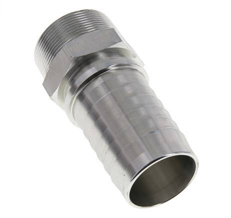 50x68 mm & R2'' zink plated Steel Hose Pillar with Male Threads DIN EN 14423