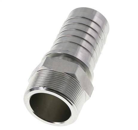 50x68 mm & R2'' Verzinkt Stalen Slangpilaar met Buitendraad DIN EN 14423