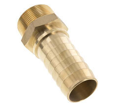 38x54 mm & R1-1/2'' Messing Slangpilaar met Buitendraad DIN EN 14423