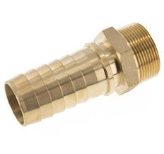 38x54 mm & R1-1/2'' Messing Slangpilaar met Buitendraad DIN EN 14423
