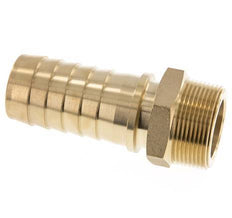 38x54 mm & R1-1/2'' Messing Slangpilaar met Buitendraad DIN EN 14423