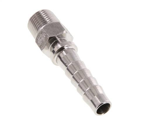 13x25 mm & R1/2'' RVS 1.4301 Slangpilaar met Buitendraad DIN EN 14423