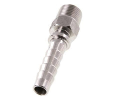13x25 mm & R1/2'' RVS 1.4301 Slangpilaar met Buitendraad DIN EN 14423