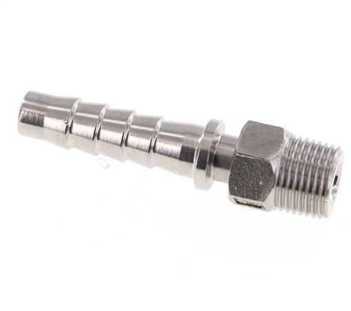 13x25 mm & R1/2'' RVS 1.4301 Slangpilaar met Buitendraad DIN EN 14423