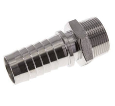 32x48 mm & R1-1/4'' RVS 1.4301 Slangpilaar met Buitendraad DIN EN 14423