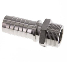 32x48 mm & R1-1/4'' RVS 1.4301 Slangpilaar met Buitendraad DIN EN 14423