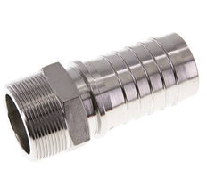 50x68 mm & R2'' RVS 1.4301 Slangpilaar met Buitendraad DIN EN 14423