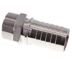 50x68 mm & R2'' RVS 1.4301 Slangpilaar met Buitendraad DIN EN 14423