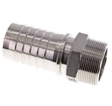 50x68 mm & R2'' RVS 1.4301 Slangpilaar met Buitendraad DIN EN 14423