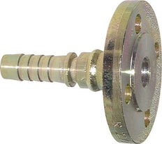 38x54 mm zink plated Steel Hose Pillar with Flange PN 10/16/25/40 DIN EN 14423 / DIN 2826