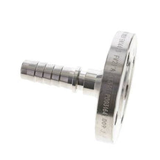 19x33 mm Stainless Steel 1.4401 Hose Pillar with Flange PN 10/16/25/40 DIN EN 14423 / DIN 2826