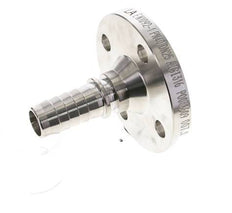 25x40 mm Stainless Steel 1.4401 Hose Pillar with Flange PN 10/16/25/40 DIN EN 14423 / DIN 2826