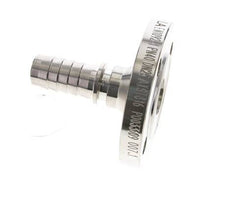 25x40 mm Stainless Steel 1.4401 Hose Pillar with Flange PN 10/16/25/40 DIN EN 14423 / DIN 2826