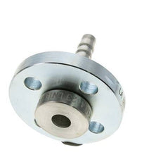 13x25 mm Verzinkt Stalen Slangpilaar met Draaibare Flensverbinding PN 10/16/25/40 DIN EN 14423 / DIN 2826