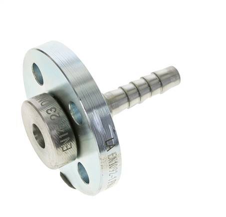 13x25 mm Verzinkt Stalen Slangpilaar met Draaibare Flensverbinding PN 10/16/25/40 DIN EN 14423 / DIN 2826