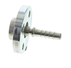 13x25 mm Verzinkt Stalen Slangpilaar met Draaibare Flensverbinding PN 10/16/25/40 DIN EN 14423 / DIN 2826