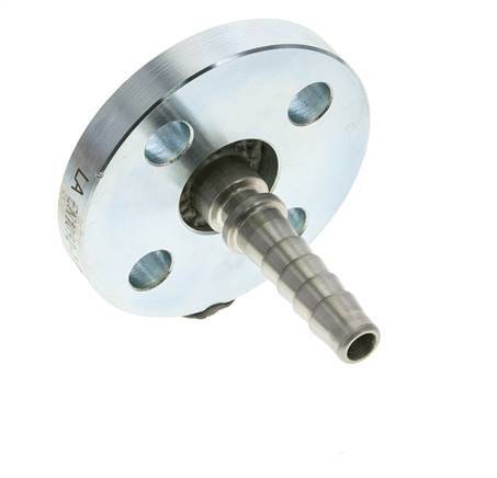 13x25 mm Verzinkt Stalen Slangpilaar met Draaibare Flensverbinding PN 10/16/25/40 DIN EN 14423 / DIN 2826